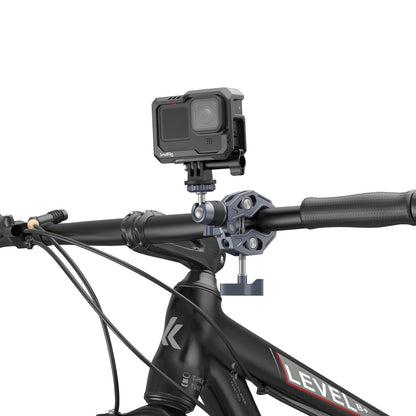 SMALLRIG Camera Mount Clamp, Gopro Motorcycle and Bike Handlebar Mount Kit, Super Clamp for DSLR, Action Camera, Gopro, Insta360, LED Light, Monitor, Max Load 3.5KG