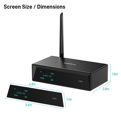 blafili B3 Professional XLR Bluetooth 5.1 Audio Receiver, LDAC & aptX HD