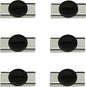 CNHABAGU Magnet Zip Tie Mount Magnetic Zip Ties Mount Holder Strong 1-Second Magnetic Snap Installation Heavy-Duty Waterproof Cable Tie Mounts for Car Boat Workshop Industrial Organizing (6 Piece)