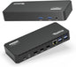 Plugable USB C Triple Display Docking Station with Laptop Charging, for Thunderbolt, USB4, or USB-C Systems, Compatible with Windows, macOS, ChromeOS laptops (3X HDMI, 6X USB 5Gbps Ports, 100W PD)