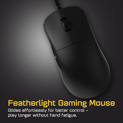 ENDGAME GEAR OP1 8k v2 Black – Esports Gaming Mouse with Cable, 30K DPI Optical Sensor, 8000Hz Polling, Hot-Swappable Switches & Claw-Grip Design