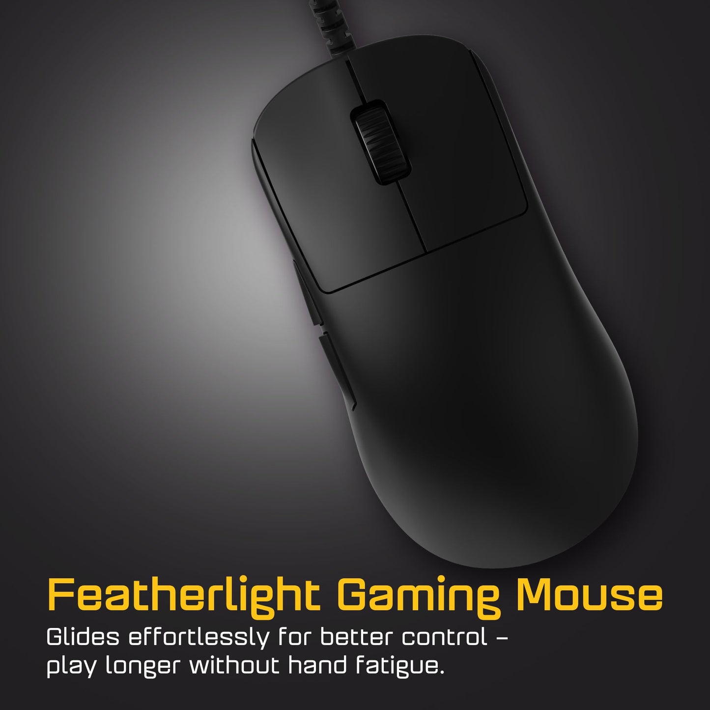ENDGAME GEAR OP1 8k v2 Black – Esports Gaming Mouse with Cable, 30K DPI Optical Sensor, 8000Hz Polling, Hot-Swappable Switches & Claw-Grip Design