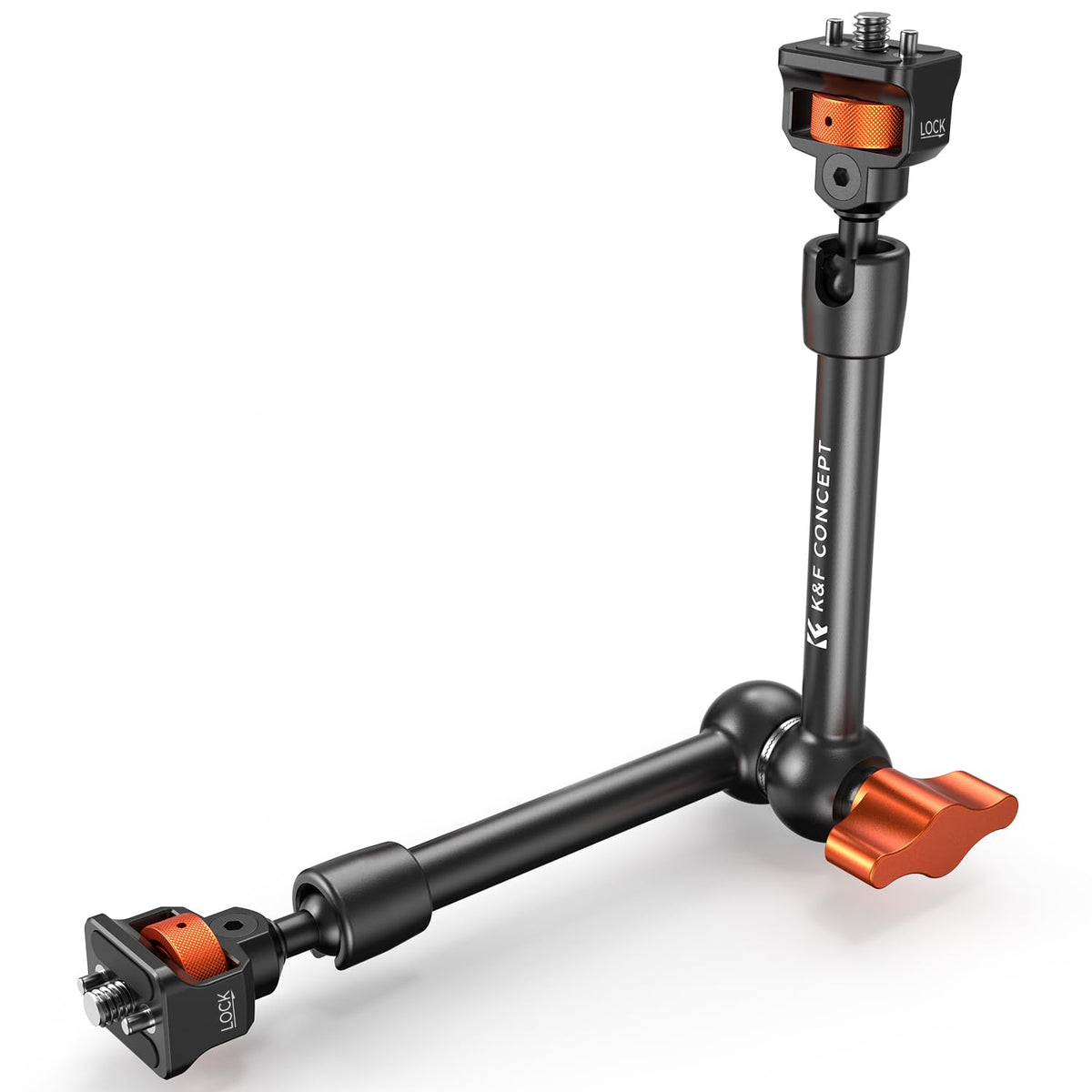 K&F CONCEPT 11" Magic Arm Clamp with ARRI 1/4" & 3/8" Thread Screw