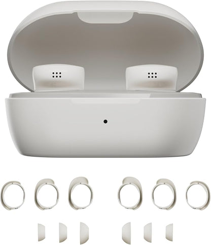 Bose QuietComfort Bluetooth Earbuds, True Wireless Earbuds with Active Noise Cancellation and Mic, Deep Bass, IPX4 Rating, Up to 8.5 Hours of Playtime, White
