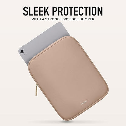 Vandel 9-11 Inch Tablet Sleeve, iPad Sleeve 11 inch Travel Pouch, Fits iPad Pro 11 Inch M4/ 10th Generation 10.9, 9/8th Gen 10.2/ Air 11" 5/4/3 10.9"/10.5", Pro 11 M2, Tab S8/S9