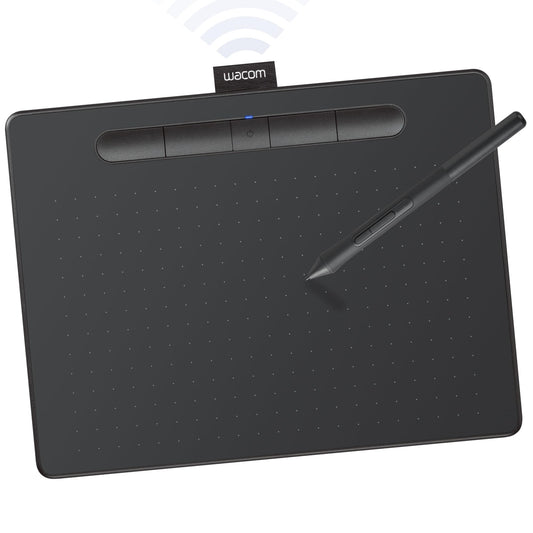 Wacom Intuos Medium, Bluetooth Graphic Drawing Tablet with Pen + Software