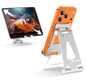 Aoviho Foldable Cell Phone Stand for Desk, Holder for iPhone,Purple