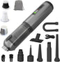 Cordless Car Vacuum Cleaner, 22000PA High Power Portable Handheld Car Vacuum & Air Duster, Mini Vacuum with LED Display, for Home, Office, Camping