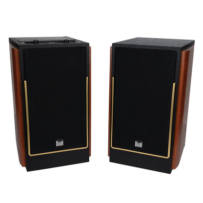 Dual Electronics LUHSL20B Bookshelf Speakers Pair Bluetooth & Class-D Amp