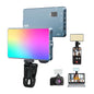 Selfie Light, 96 LED Phone Light with Metal Hotshoe & Clip, Rechargeable 2500K-8000K 360° Full Color 21 Scenes RGB Video Light for Phones, iPhone, Laptops, Cameras, Vlog, TikTok, Gifts for Women & Mom