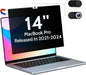 Magnetic Privacy Screen for MacBook Pro 14 Inch (2021-2024, M1, M2, M3, M4), Removable Matte Blue Light Glare Filter for Mac Pro 14.2" Laptop Computer