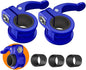 Mini Barbell Clips 1 inch I Multi-Size Adjustable Barbell Collar I 1 inch Barbell ClampsIQuick Release Weight Clips Pair of Locking for Dumbbell Bar