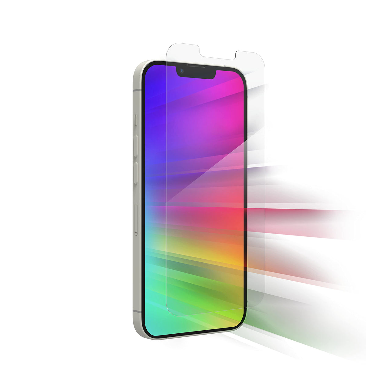 ZAGG Glass Elite Anti-Glare Plus - Blocks Glare from your device - Made for iPhone 12 Pro Max,InvisibleShield, Clear, 200106678