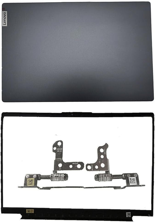 Replacement Laptop LCD Cover Back Rear Top Lid Hinges Front Bezel for Lenovo ideapad 5 15IIL05 15ARE05 15ITL05 15ALC05 5-15IIL05 5-15ARE05 5-15ITL05 5-15ALC05 5CB0X56073 5CB0Z31048 (Gray)