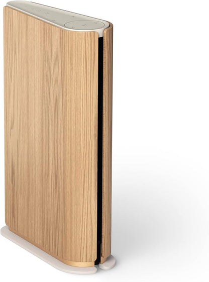 Bang & Olufsen Beosound Emerge Bookshelf Wi-Fi Speaker, Gold Tone/Light Oak