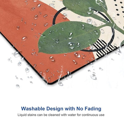 Modern Abstract Mouse Mat Square Waterproof Non-Slip Rubber Base MousePads for Office Laptop, 9.5"x7.9"x0.12" Inch