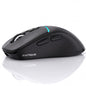 RAPIQUE Bluetooth Wireless Mouse, Dual Bluetooth + 2.4G, Black