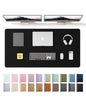 YSAGi Leather Desk Protector, Office Mat, Large Mouse Mat, Non-Slip PU Leather Blotter, Laptop Desk Pad, Waterproof Writing Pad for Office and Home (Brown, 47.2" x 23.6")