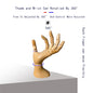 Mannequin,Mannequin Hand,Hand Model,Hand Mannequin for Nails,Drawing Mannequin,Wooden Hand,Wooden Mannequin,Wood Hand,Hand Model for Drawing,Female Hand of Right.
