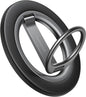 Lamicall 2025 [Stable Dual-Hinge] Magnetic Phone Grip Stand for MagSafe, Finger Ring Holder Phone Kickstand [Super Magnet] 360° Rotation Ring, Mag Safe Accessories for iPhone 16 15 14 Pro Max, Android