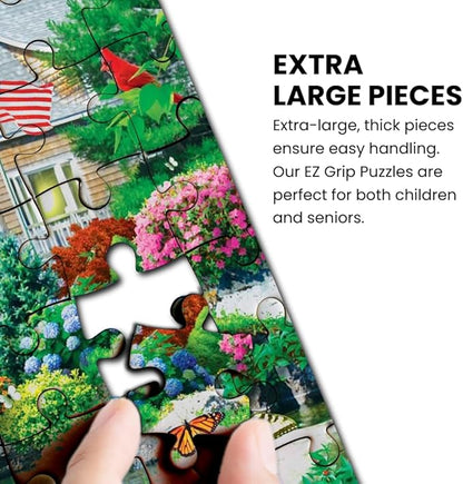 Masterpieces 300 Piece EZ Grip Jigsaw Puzzle - Lakeside Memories - 18"x24"