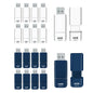 GIGASTONE 32GB Flash Drive (100 Pack) Z60NB USB 3.2 Gen 1, Ultra Fast, Retractable Capless Slider Design, Data Storage, Backup for PC/Mac/TV/Car Audio, USB 2.0/3.0/3.1 Compatible (Random Color)