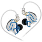 KZ ZS10 Pro in Ear Monitor,Bass KZ Earbuds,4BA 1DD Wired Earbuds Headphone Multi Driver IEM Earphone for Systerm,IEM Headphone on Stage in Ear Monitor for Singer Guitarist (Glare Blue, No Mic)