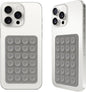 2PCS Silicone Suction Phone Case Mount, Non Slip Suction Cup, Hands-Free Phone Accessories Holder for Selfies and Videos, Silicone Adhesive Stand Sticky for Cell Phone Dark Gray