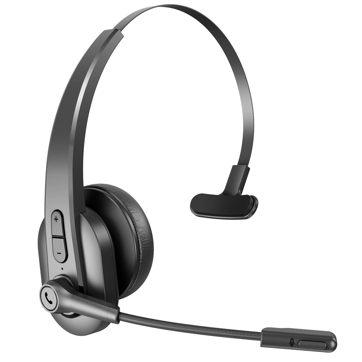 Sarevile Wireless Headset with Microphone, Bluetooth Headset for Cell Phones, Computer, Zoom Skype Mettings, On Ear for Work