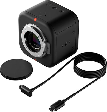 Logitech for Creators Mevo Core Wireless Live Streaming Camera, 4K Video Camera with Interchangeable Lens, Multicam Ready, Intuitive App Control