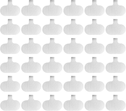 Cable Labels by Wrap-It Storage, Regular, White (36 Pack) - Write On Cord Labels, Wire Labels, Cable Tags and Wire Tags for Cable Management and Electronics, Computers. Great Stocking Stuffer