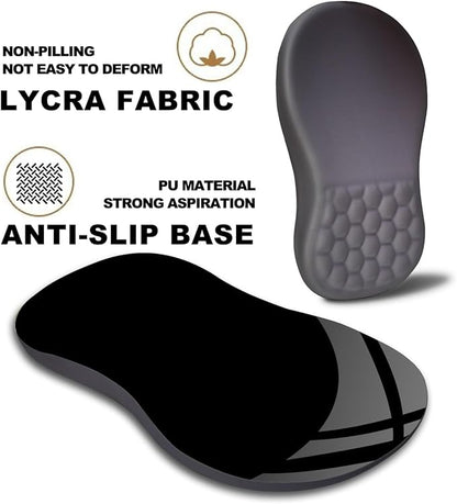 Mouse Pad Wrist Support, Ergonomic Mouse Pad with Massage Dot, Comfortable Computer Mouse Pad for Laptop, Wrist Rest Pain Relief Mousepad with Non-Slip PU Base for Office & Home, 12 x 8 in