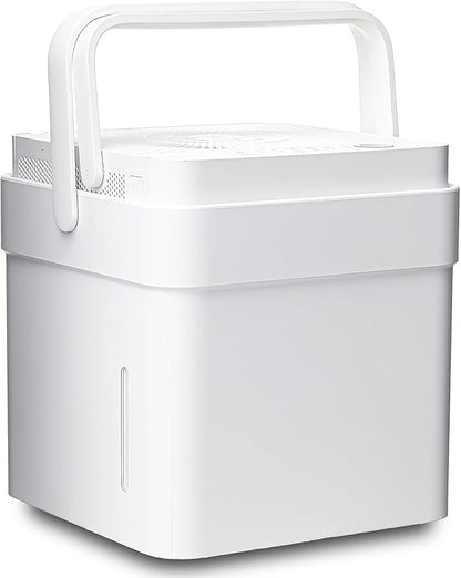 Midea Cube 50 Pint Dehumidifier for Basement and Rooms at Home for up to 4,500 Sq. Ft., Built-in Pump, Drain Hose Included, Smart Control, Works with Alexa (White), ENERGY STAR Most Efficient 2023