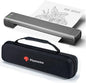 Phomemo Inkless Portable Printer for Travel - Wireless Thermal Printer Compatible with Phone & Laptop, Bluetooth Printers Supports 8.5" X 11" Letter Thermal Paper, Come with Carry Case