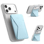 MOFT Magnetic Wallet Stand Compatible with iPhone 18/17/16/15/14/13 Series, Angle Adjustment Magsafe Compatible MOVAS Phone Stand,Clay