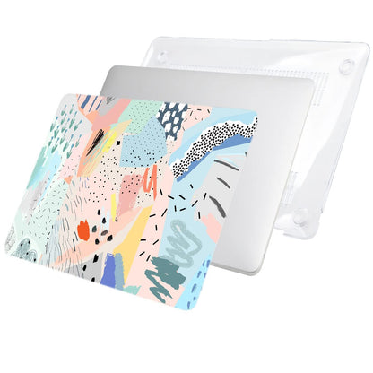 LanBaiLan Compatible for MacBook Pro 13 inch with Touch Bar M2 2026 2025 2024 2023 2022-2016 A2338 M1 A2251 A2289 A2159 A1989 A1708 A1706, Laptop Hardshell Case and Keyboard Cover, Graffiti