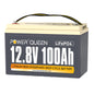 Power Queen 12V 100Ah Group 31 LiFePO4 Lithium Battery for RV, Marine