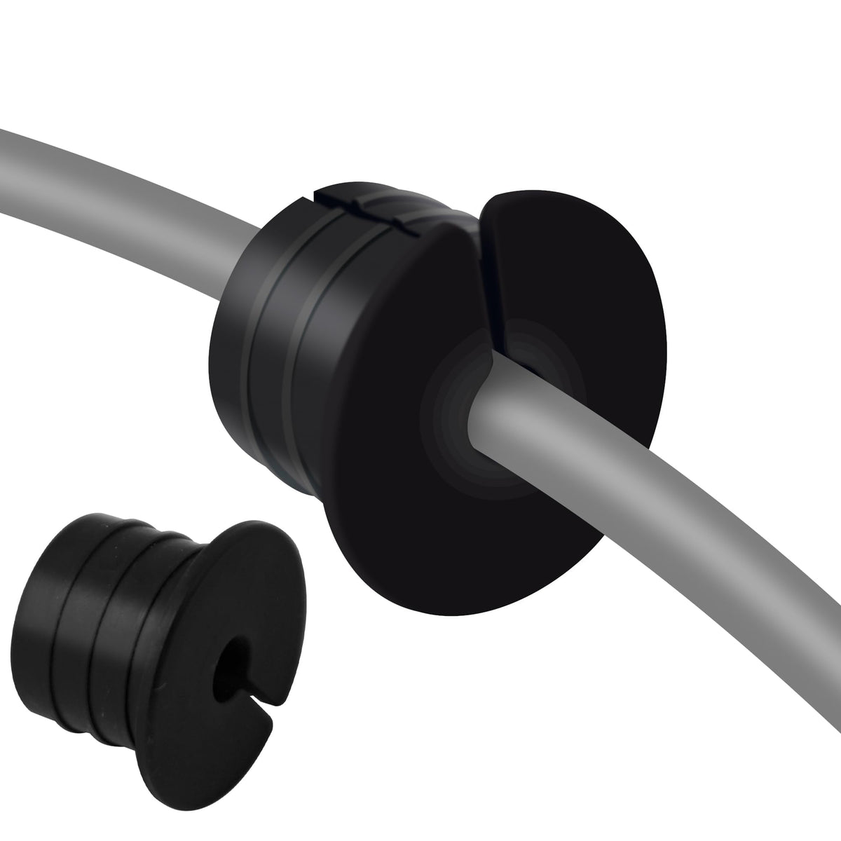 Cable Routing Kit for Starlink for 1 inch Wall Hole, Wall Bushing Grommet, Starlink Accessories, Silicone Cable Wall Pass, Starlink Anti-Slip Wall Grommets for Cables (1 inch) 2 Pcs