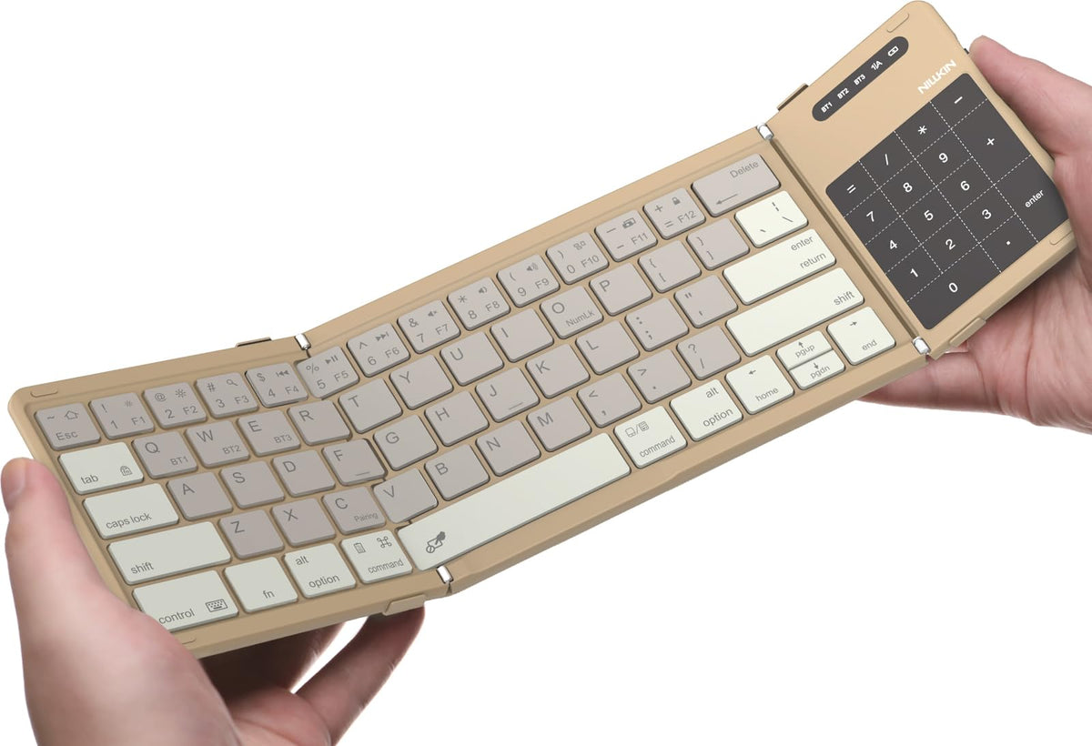 Nillkin Bluetooth 5.0 Foldable Keyboard with Trackpad & Numpad Green