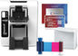 Bodno Magicard Pronto 100 ID Card Printer & Complete Supplies Package ID Software - Silver Edition