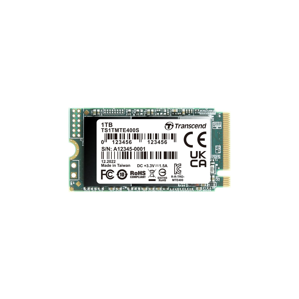 Transcend 1TB MTE410S PCIe 4.0 M.2 2242 SSD, 5000MB/s, for Lenovo Legion Go