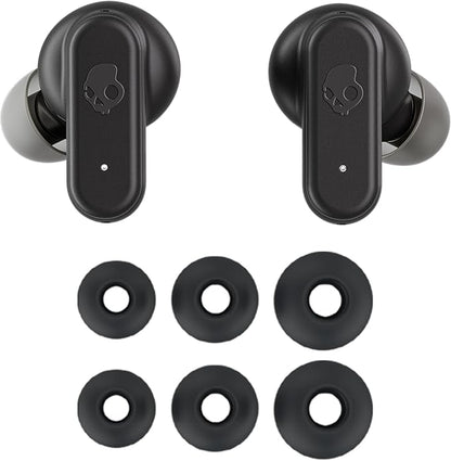 Skullcandy Dime Evo Wireless Earbuds, Bluetooth Headphones, Noise Isolating Fit, Up to 36 Hours Battery, Microphone for iPhone Android, Easy Carry with Clip-Anywhere Case - Realtree Edge Colors Black