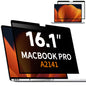BSPROTE Privacy Screen for MacBook Pro 16 Inch 2019 (A2141), Removable Anti-Spy Filter for Mac Pro 16.1", Eye Protection HD Anti-Scratch