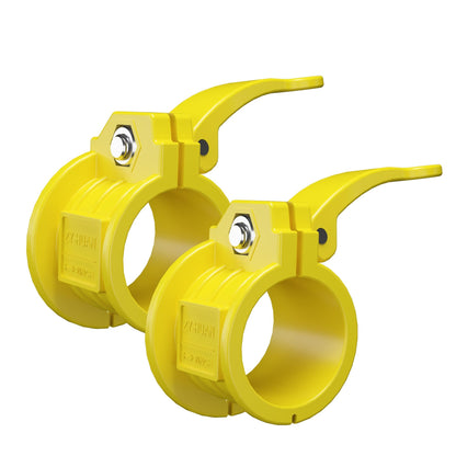 ZY-HUAN Olympic Barbell Clamps 2 inch Adjustable Barbell Clips Quick Release Pair of Locking Weight Clips for Bars