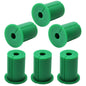 EASYEAH 6pc Starlink Cable Grommet 1" Silicone Waterproof Wall Hole Pass Through Split Cable Bushings for TV Wire Ethernet Cord, Starlink Cable Routing Kit Accessories, 38mm/1.5" Ht, Green