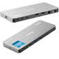 Plugable Thunderbolt 4 Dock Quad Monitors, 100W, Connect Four 4K Monitors