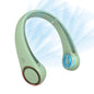 CIVPOWER Neck Fan: Portable Personal Neck Cooling Rechargeable Bladeless Fan - Hands Free 3 Speed 4000 mAh Battery USB Operated Wearable Headphone Design - Gift for Men Women Outdoor (Dark Green)