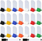 Meetory 45-Piece Blank Game Board Markers, 35-Piece Game Card Stands, 2 Black Pens, Plastic Token Cards, 7 Multi-Color Card Stands for Party Favor