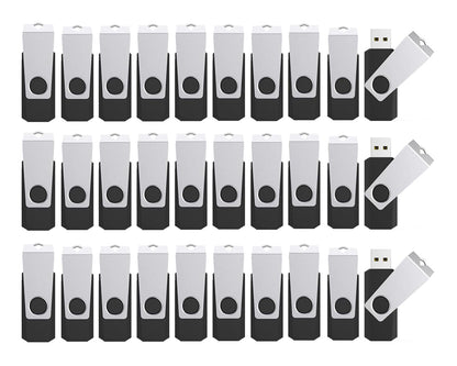 4GB Flash Drive 100 Pack, Wooolken USB 2.0 Thumb Drives Memory Stick