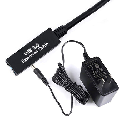 S.H.Y SPRUCES 33FT USB 3.0 Active Extension Cable,USB Extension Cord A-Male to A-Female,Compatible with Oculus Quest 3 VR,Headset,Hard Drive,Printer,Webcam,Scanner,PS4 More